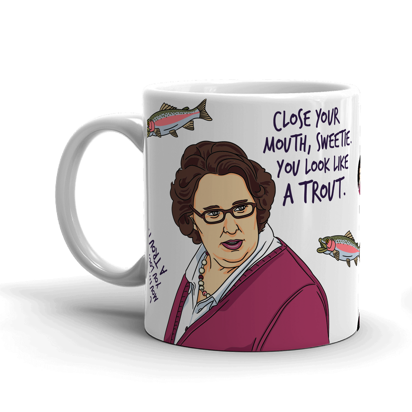 The Office Trout White Mug