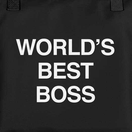 The Office World's Best Boss Premium Tote Bag