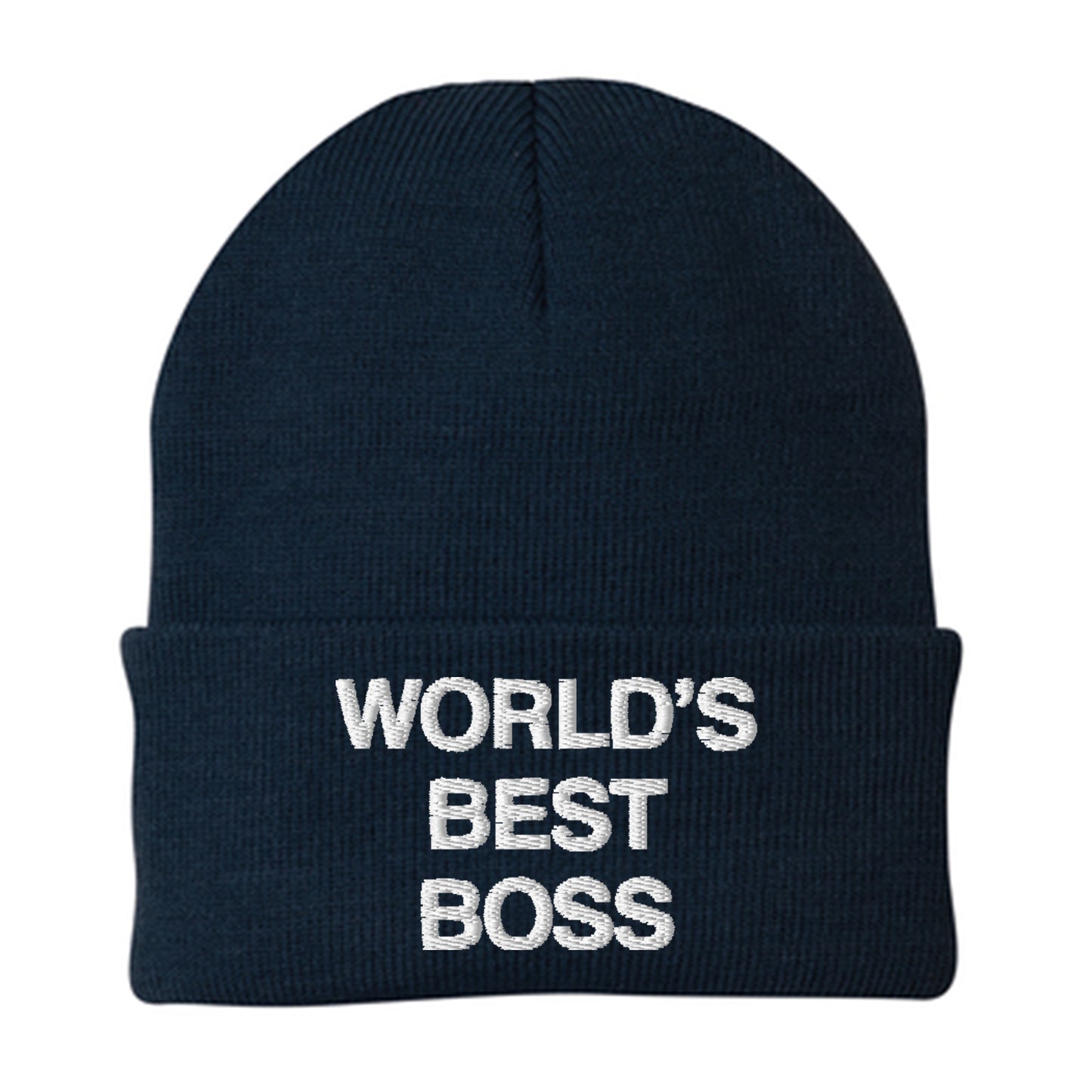 The Office World's Best Boss Embroidered Beanie