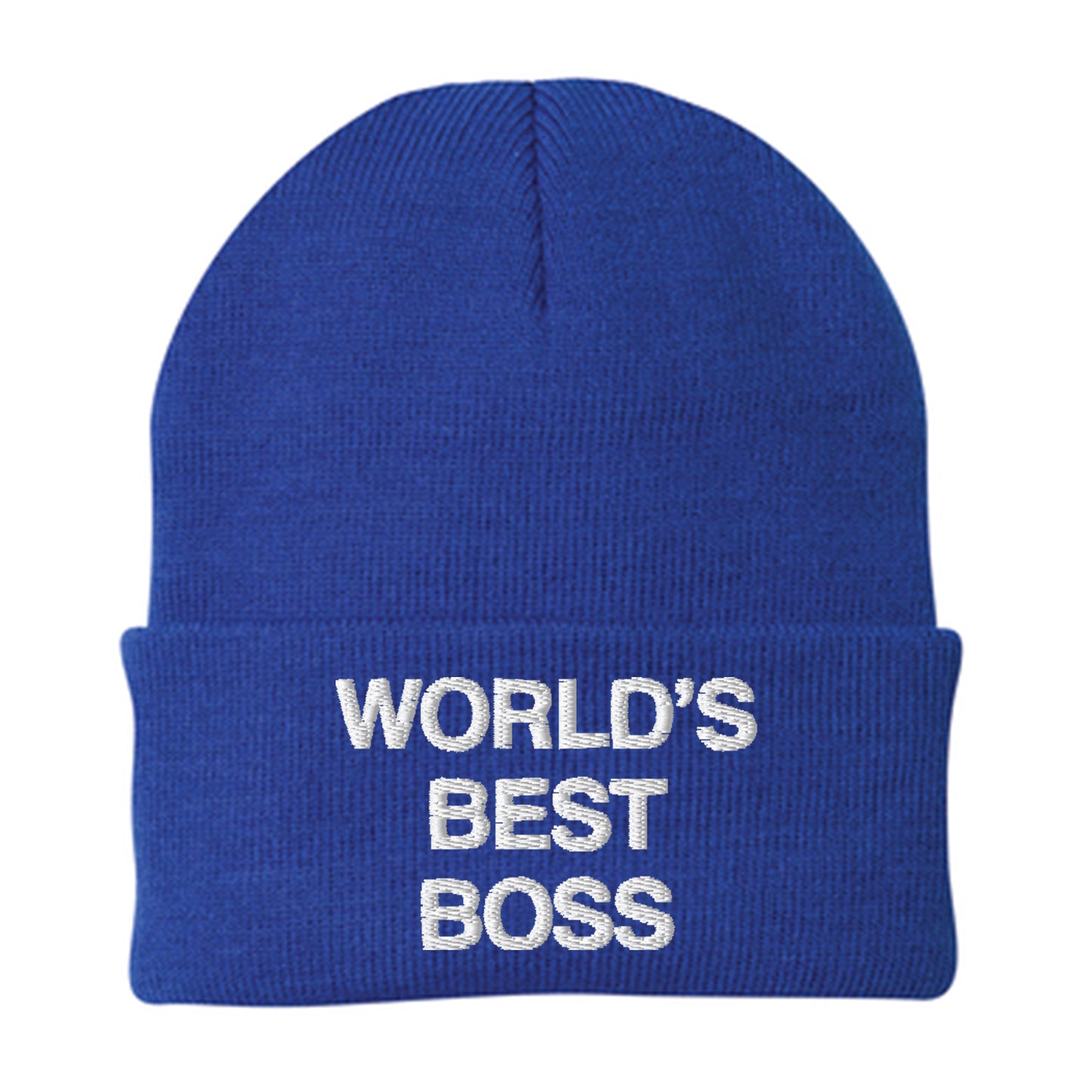 The Office World's Best Boss Embroidered Beanie
