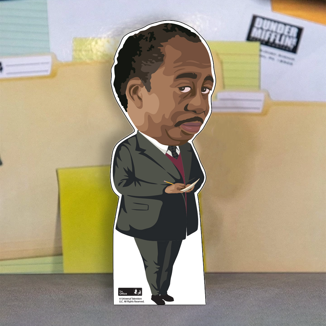 The Office TV Show Stanley Hudson Face Christmas Ornament Funny
