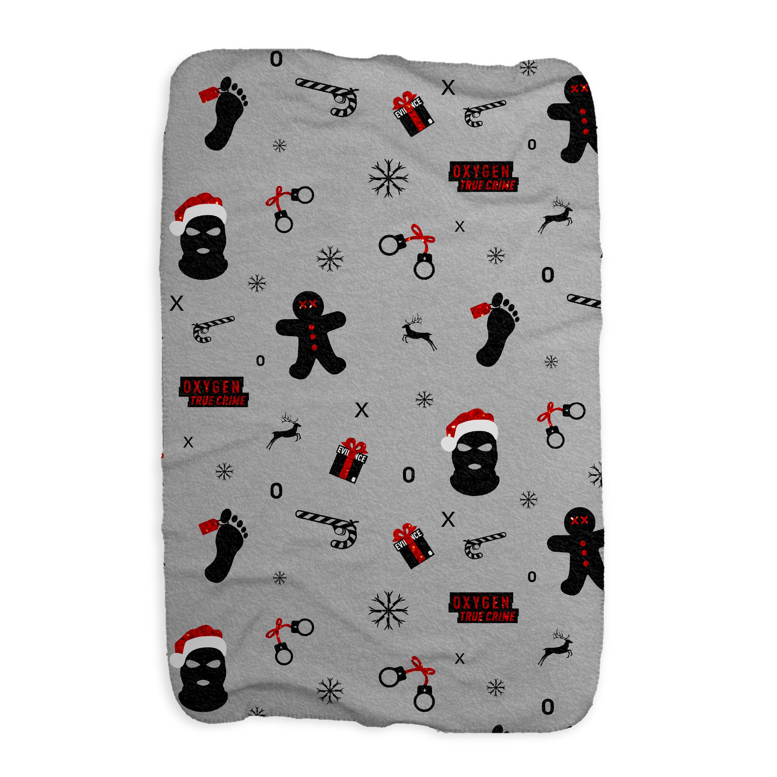 Oxygen Holiday Sherpa Blanket