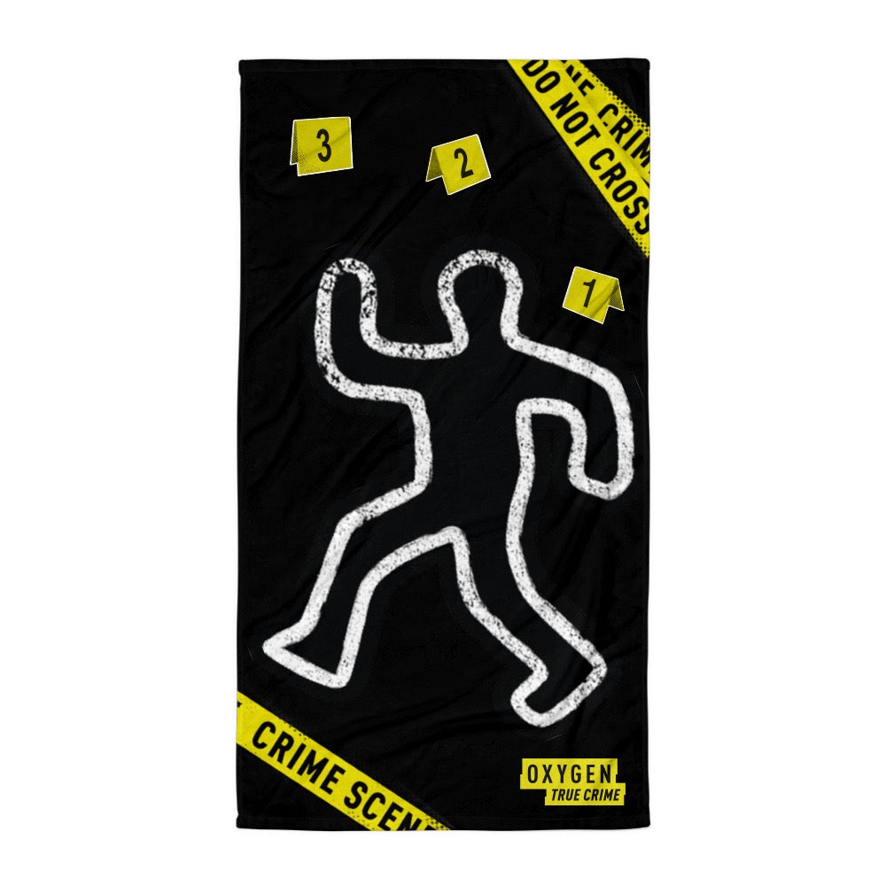 Oxygen Crime Scene Beach Towel