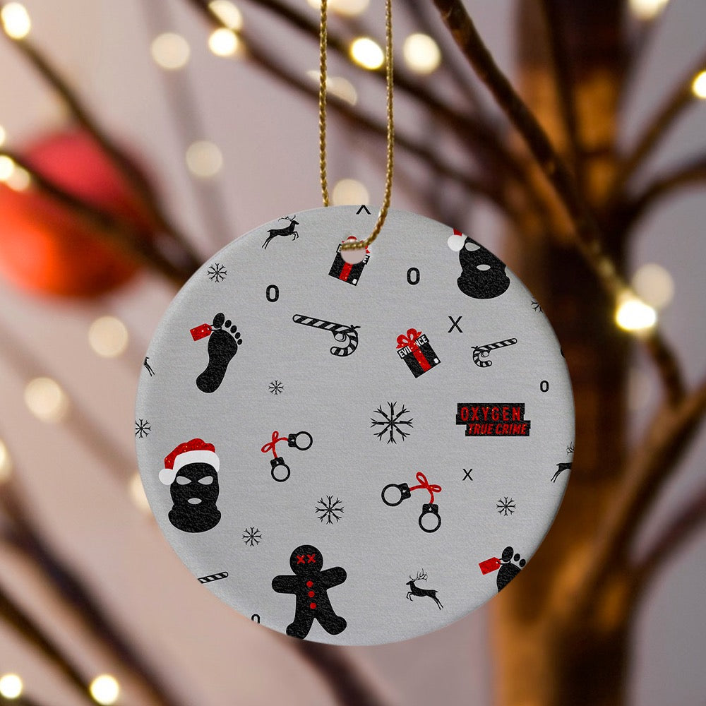 Oxygen Holiday Double-Sided Ornament