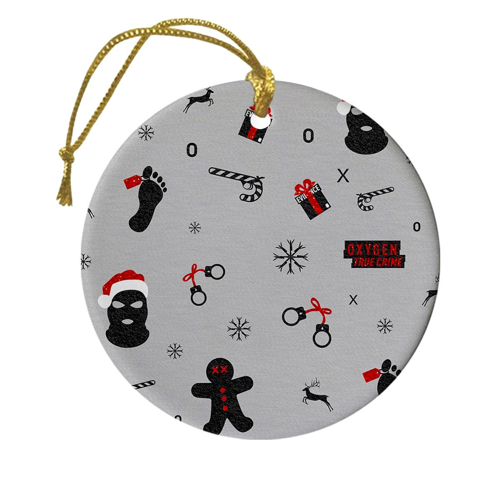 Oxygen Holiday Double-Sided Ornament
