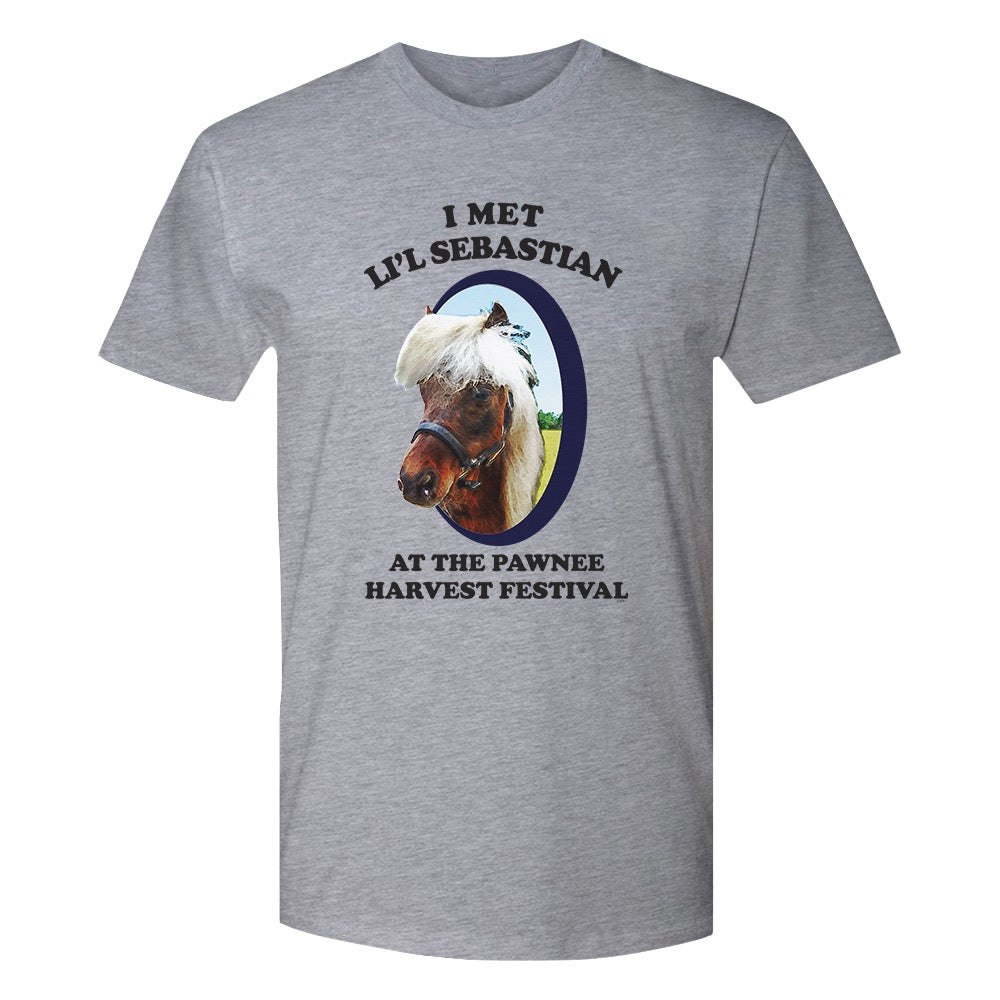 Parks and Recreation Farewell Li'l Sebastian Adult Short Sleeve T
