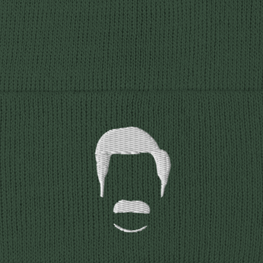 Parks and Recreation Ron Swanson Embroidered Beanie