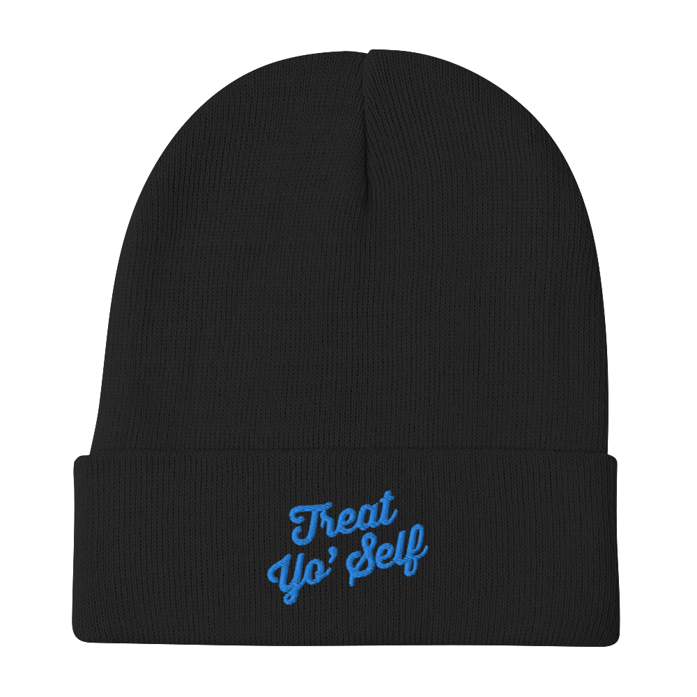 Parks and Recreation Treat Yo' Self Embroidered Beanie