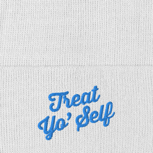 Parks and Recreation Treat Yo' Self Embroidered Beanie