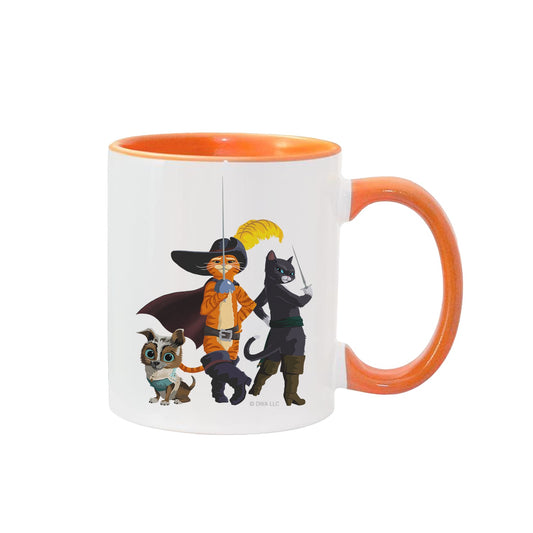 Puss In Boots: The Last Wish Characters Two-Tone Mug