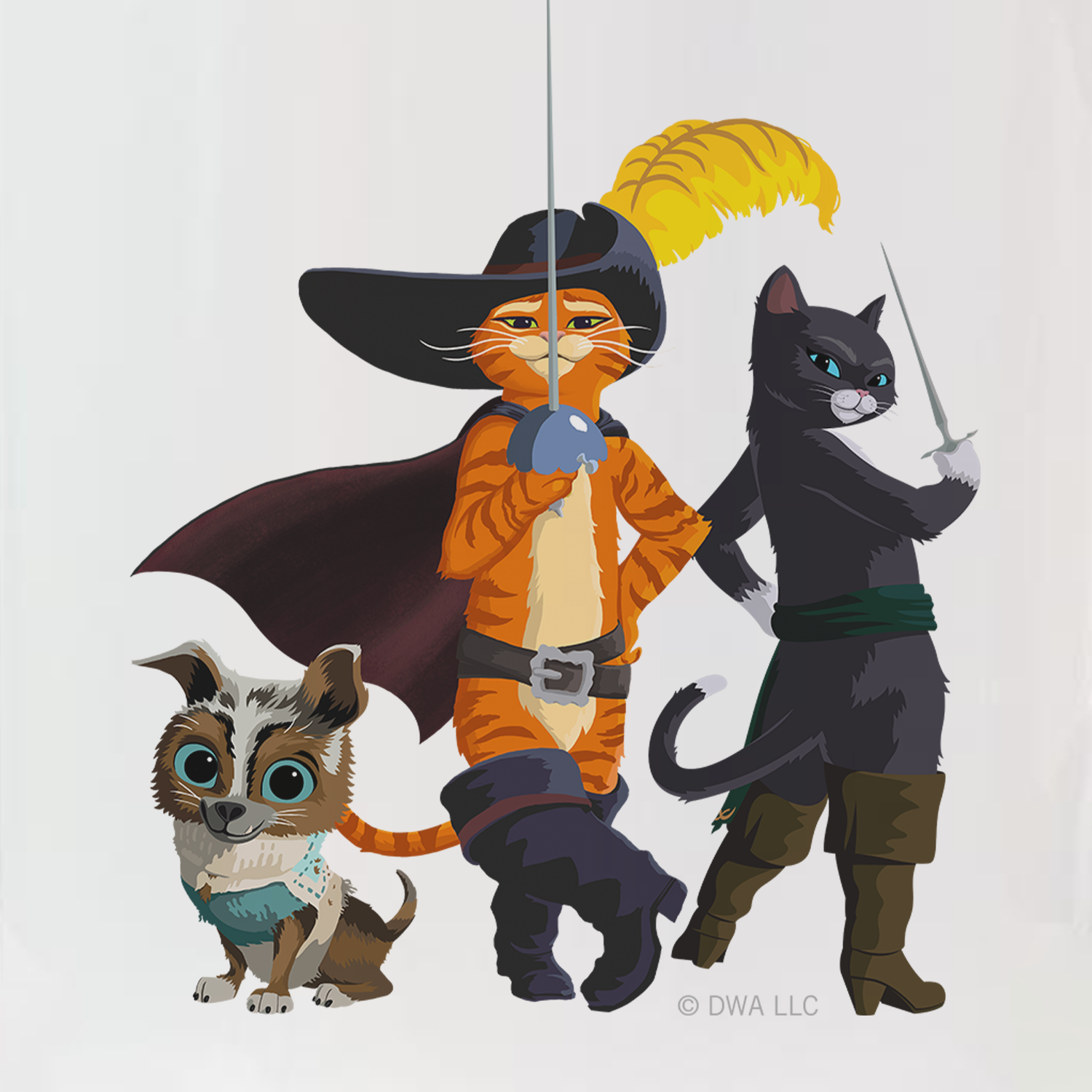 Puss In Boots: The Last Wish Characters T-Shirt – NBC Store