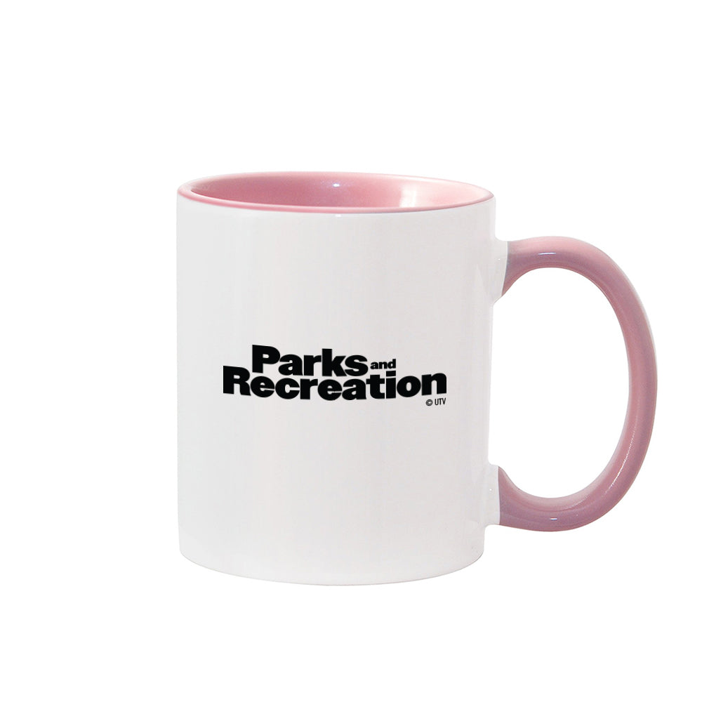 Parks and Recreation Hoes Before Bros Two-Tone Mug
