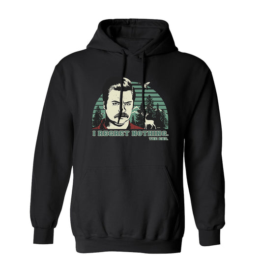 Parks and Recreation Ron Swanson I Regret Nothing Hoodie