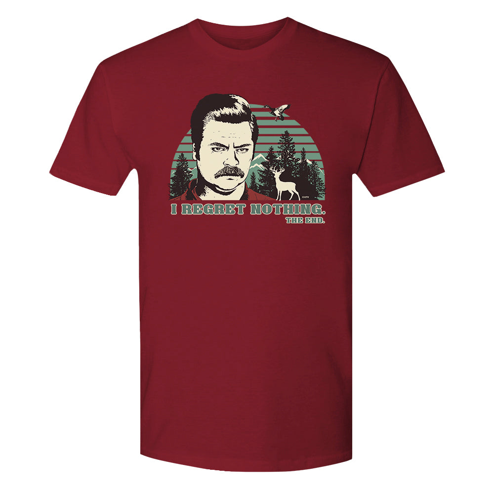 Parks and Recreation Ron Swanson I Regret Nothing T-Shirt