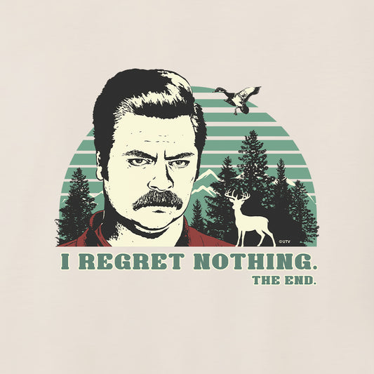 Parks and Recreation Ron Swanson I Regret Nothing T-Shirt