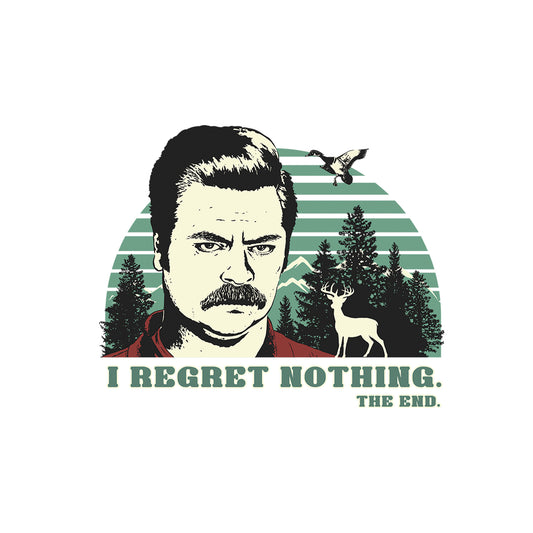 Parks and Recreation Ron Swanson I Regret Nothing Mug