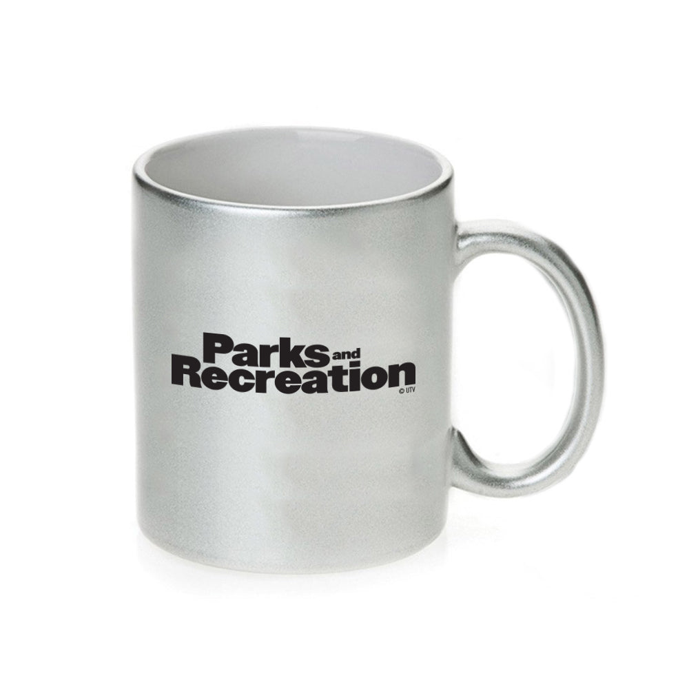 Parks and Recreation I Met Li'l Sebastian 11 oz Silver Metallic Mug