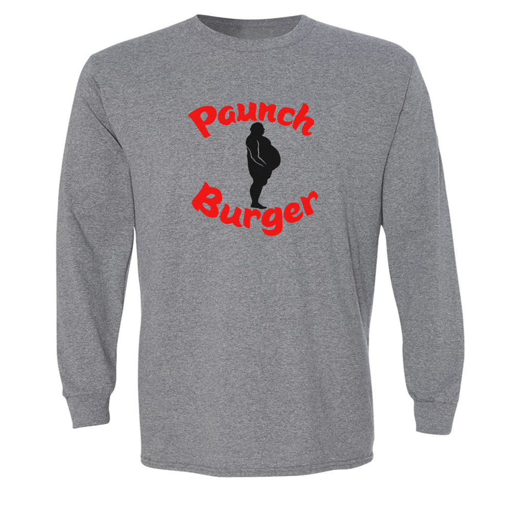Parks and Recreation Paunch Burger Adult Long Sleeve T-Shirt