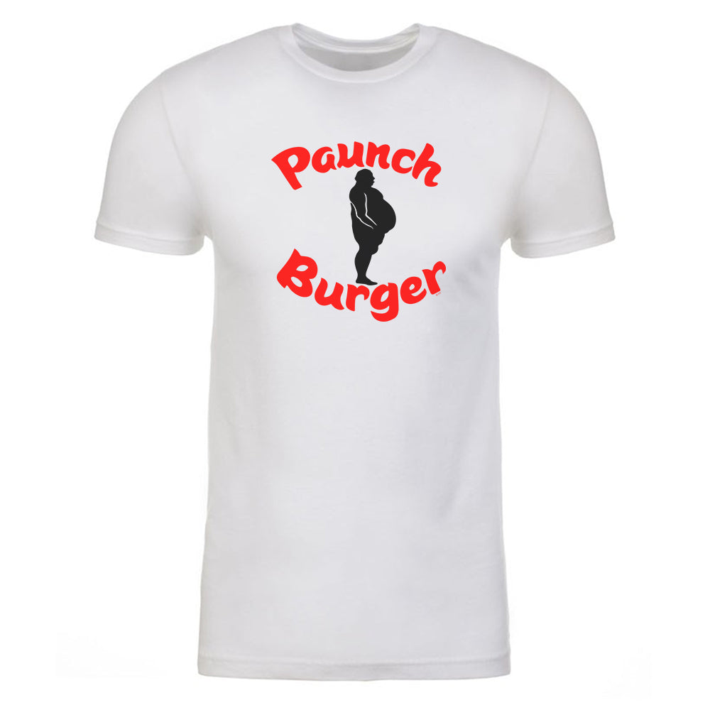 Parks and Recreation Paunch Burger Adult Short Sleeve T-Shirt