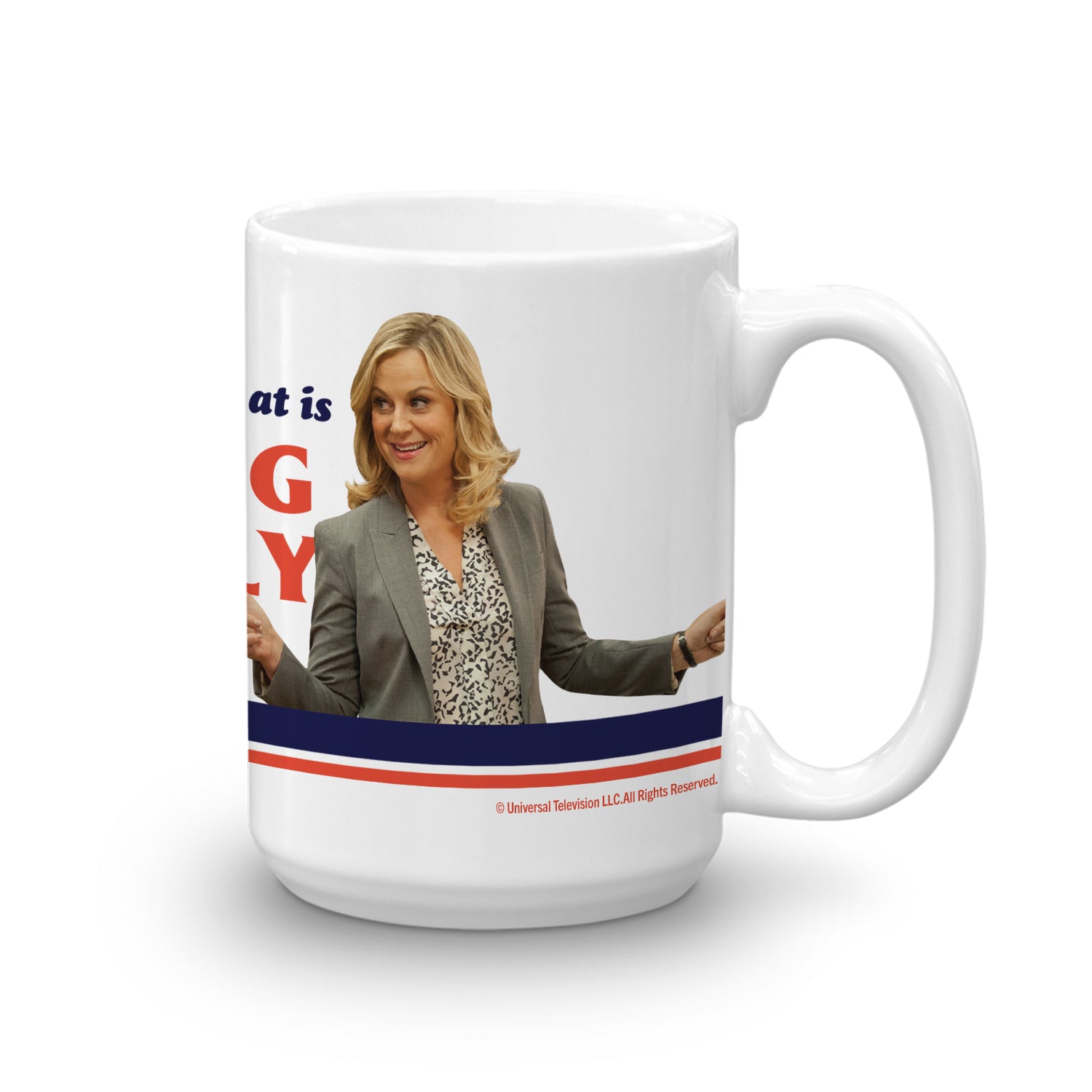 Parks and Recreation Leslie Knope People Caring Loudly Mug