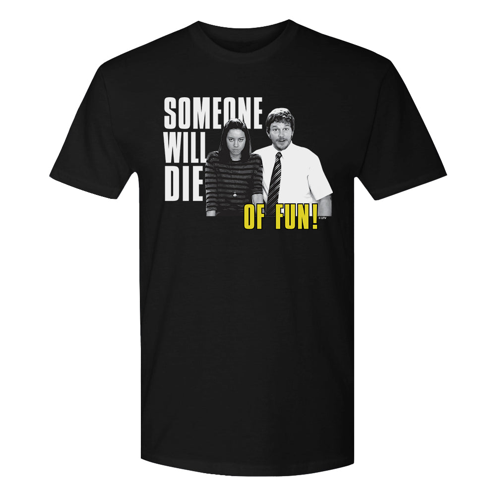 Parks and Recreation Someone Will Die Adult Short Sleeve T-Shirt