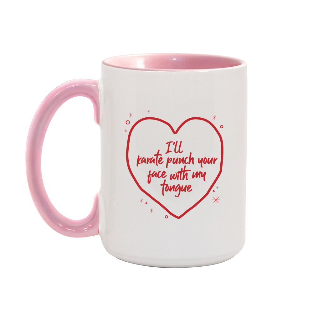 Parks and Recreation Karate Punch Two-Tone Mug