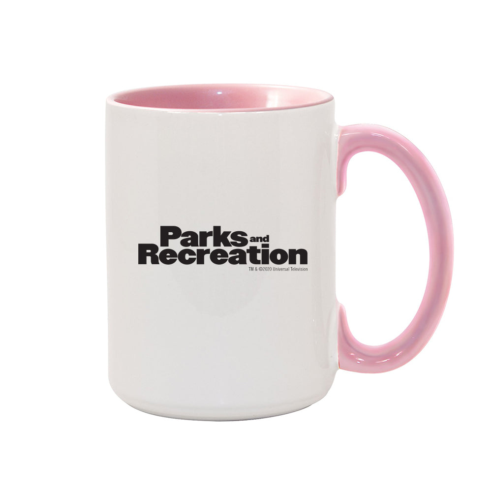Parks and Recreation Karate Punch Two-Tone Mug