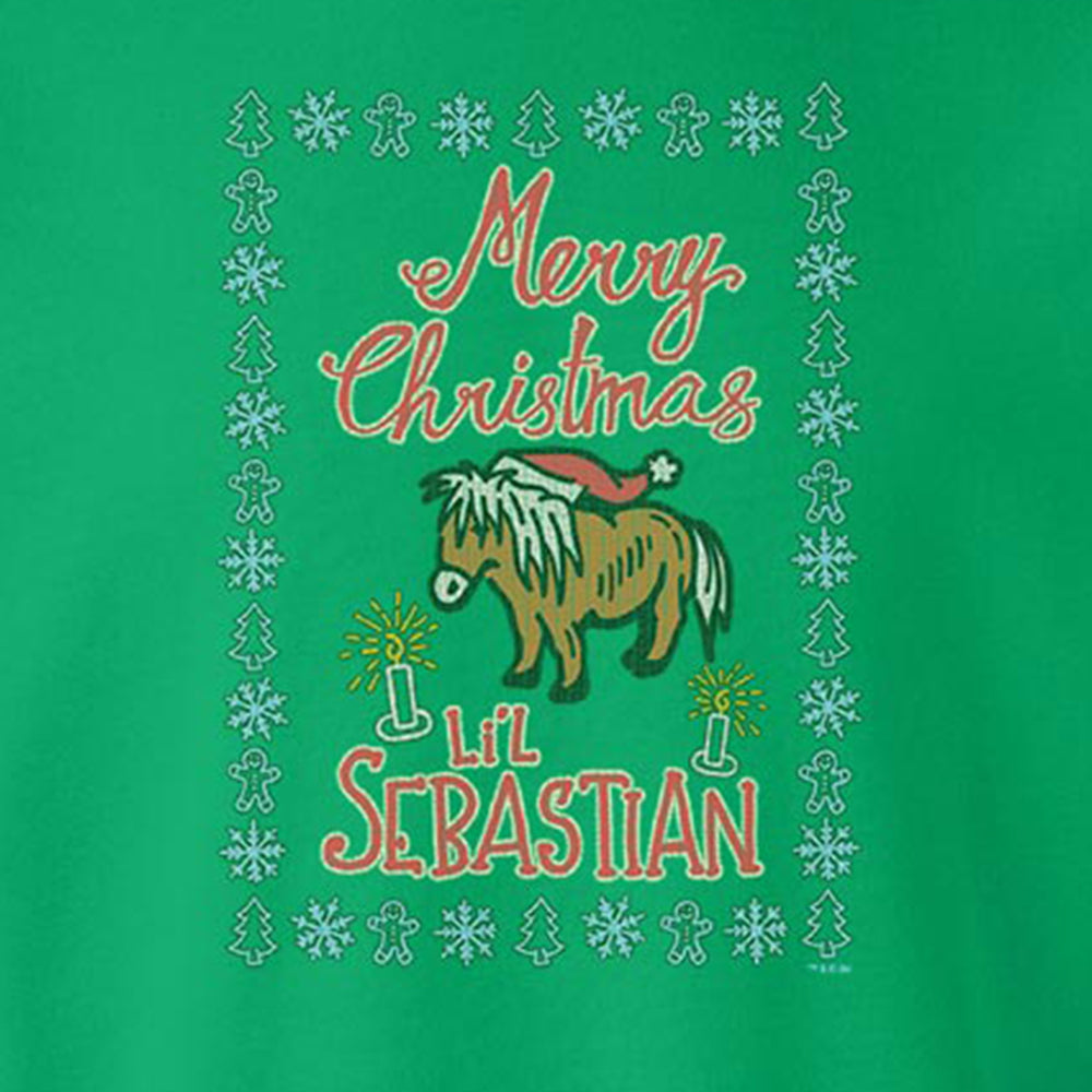 Parks and Recreation Merry Christmas Li'l Sebastian Ugly Christmas Sweatshirt