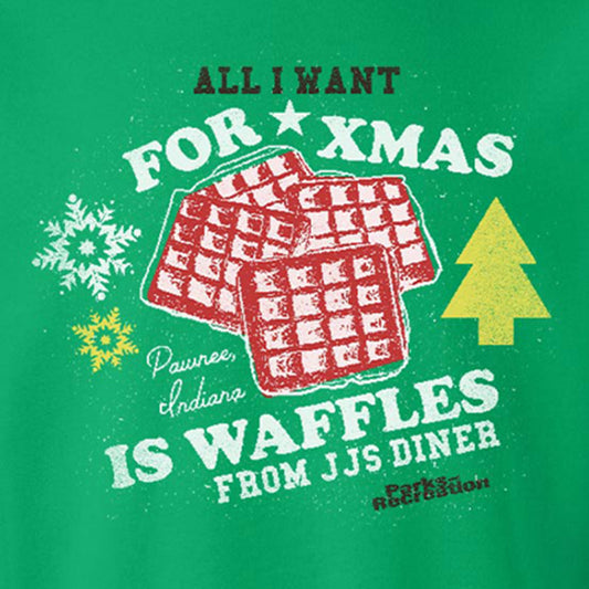 Parks and Recreation Waffles Ugly Christmas Sweatshirt