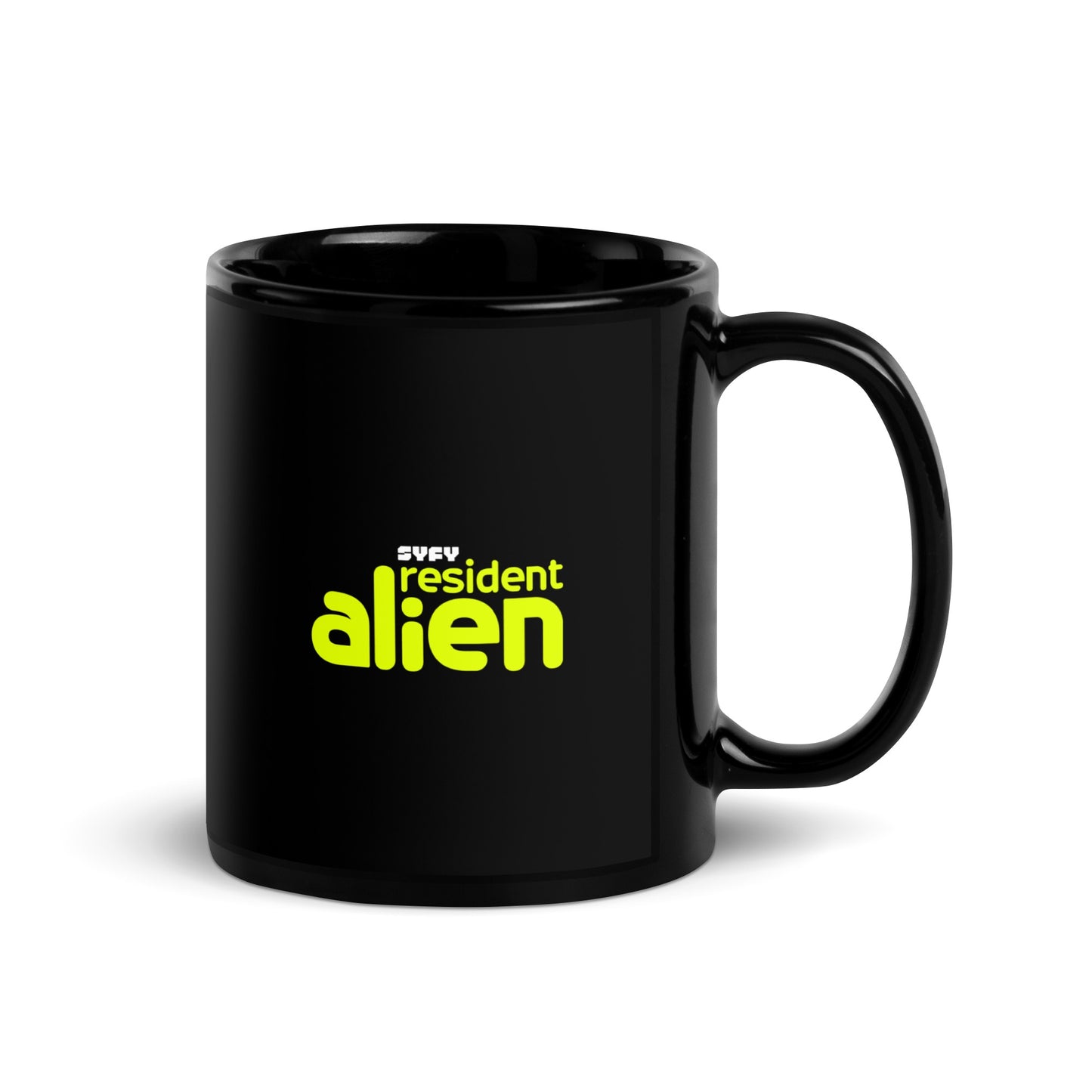 Resident Alien I Fit In Perfectly Black Mug