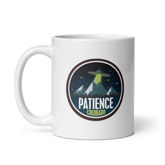 Resident Alien Patience Colorado White Mug