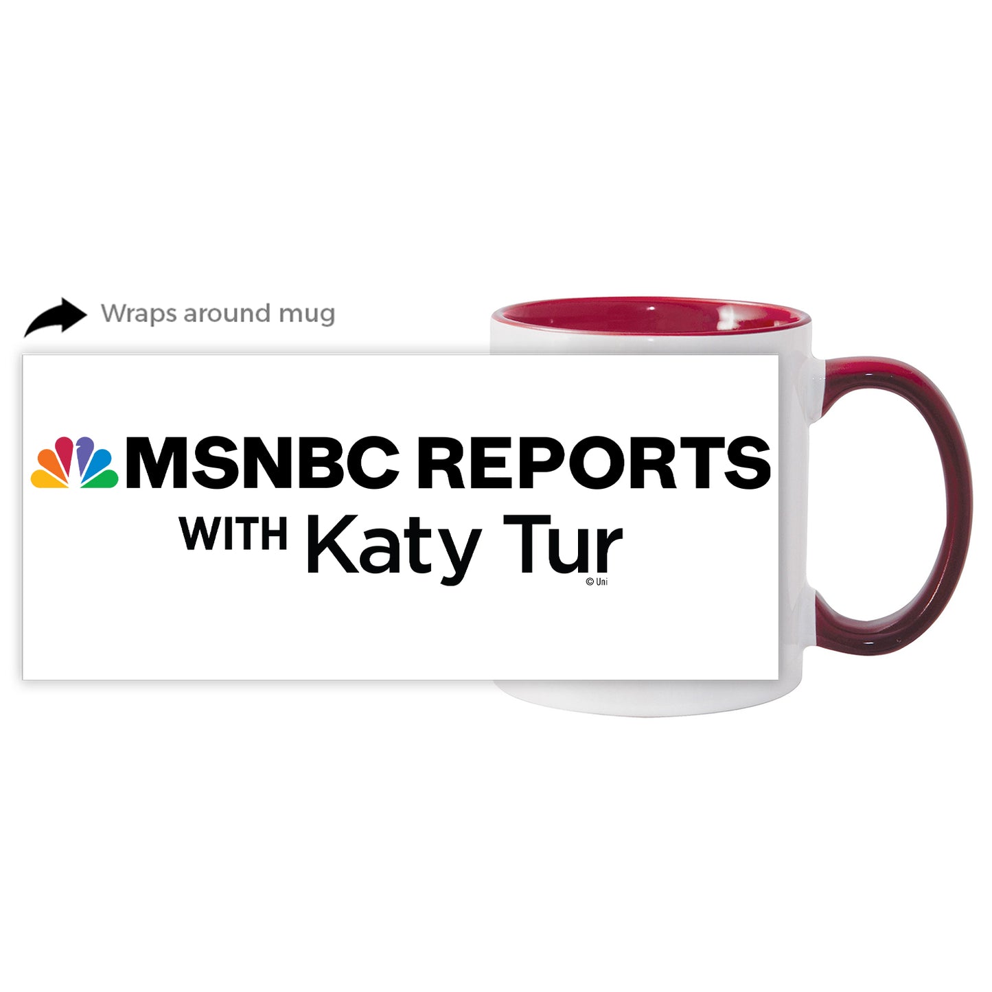 MSNBC Reports with Katy Tur Two-Tone Mug