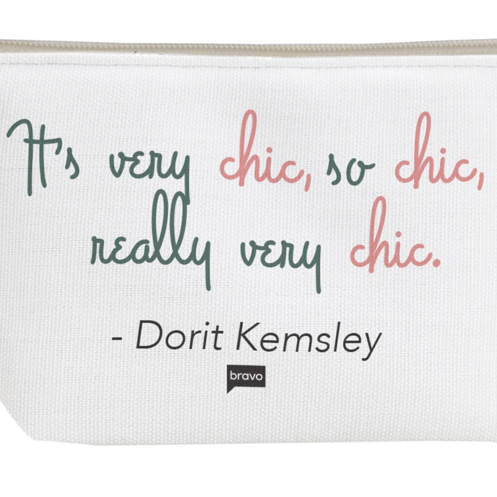 The Real Housewives of Beverly Hills Chic Accessory Pouch With T Bottom