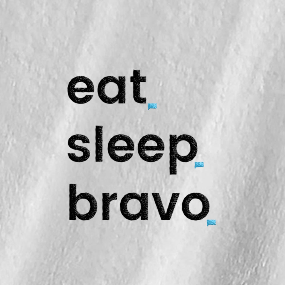 Bravo Gear Eat. Sleep. Bravo. Terry Cloth Cotton Robe