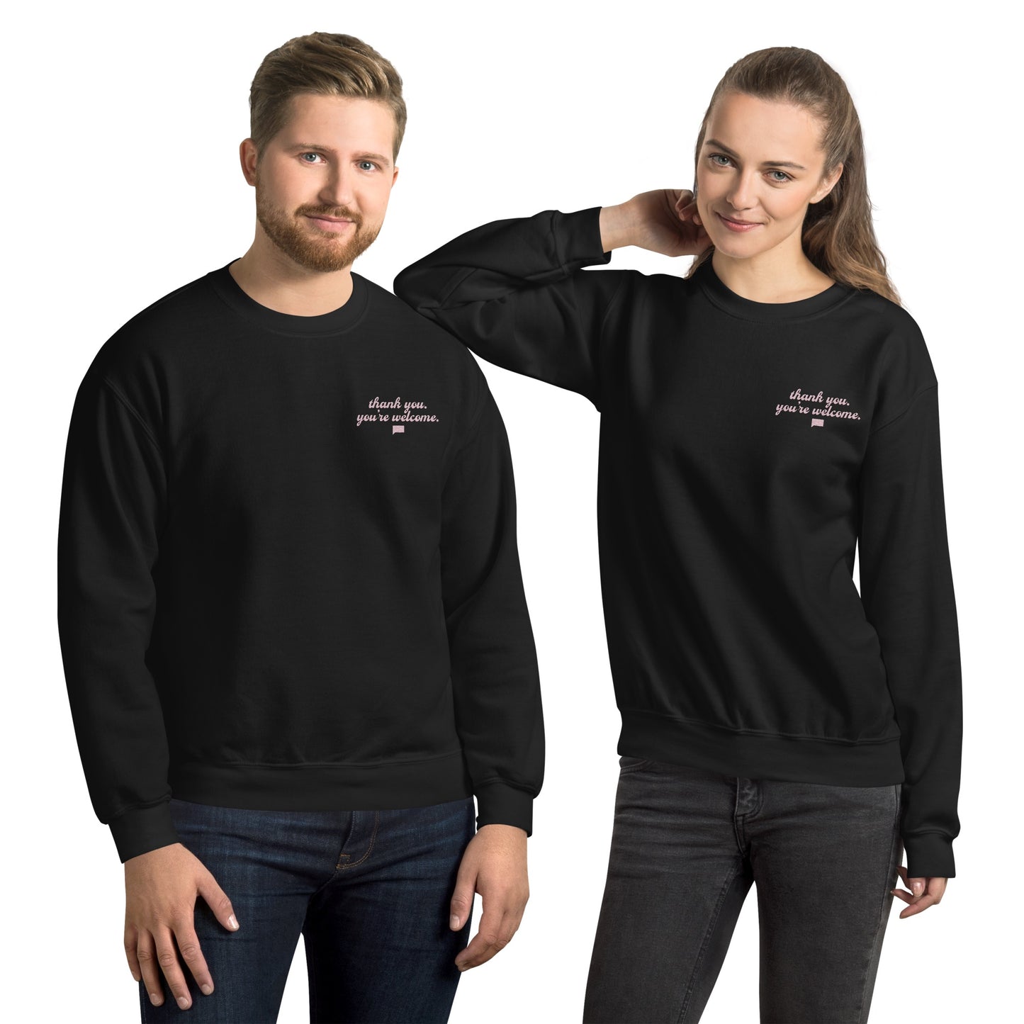 The Real Housewives of Beverly Hills Thank You, You're Welcome Embroidered Crewneck