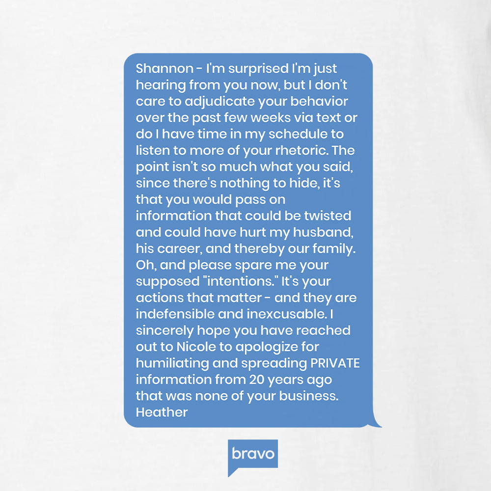 The Real Housewives of Orange County RHOC Text T-Shirt