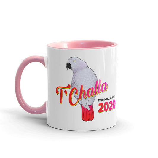 The Real Housewives of Potomac T'Challa Parrot  Two-Tone Mug