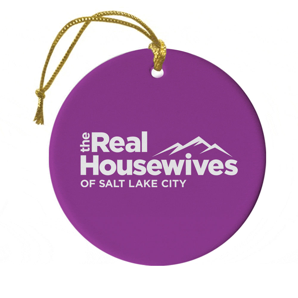 The Real Housewives of Salt Lake City Logo Double-Sided Ornament