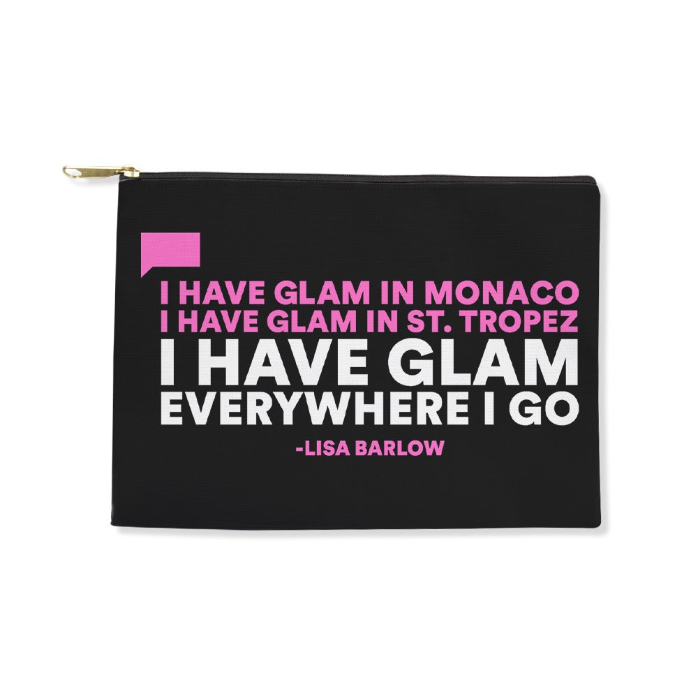 The Real Housewives of Salt Lake City I Have Glam Everywhere I Go Makeup Bag