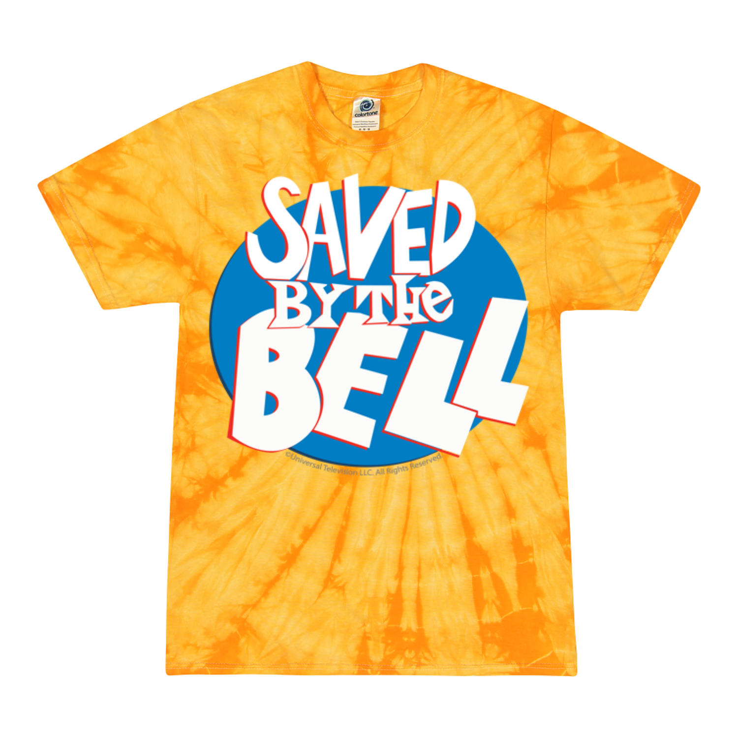 Saved by the Bell Logo Tie-Dye Short Sleeve T-Shirt