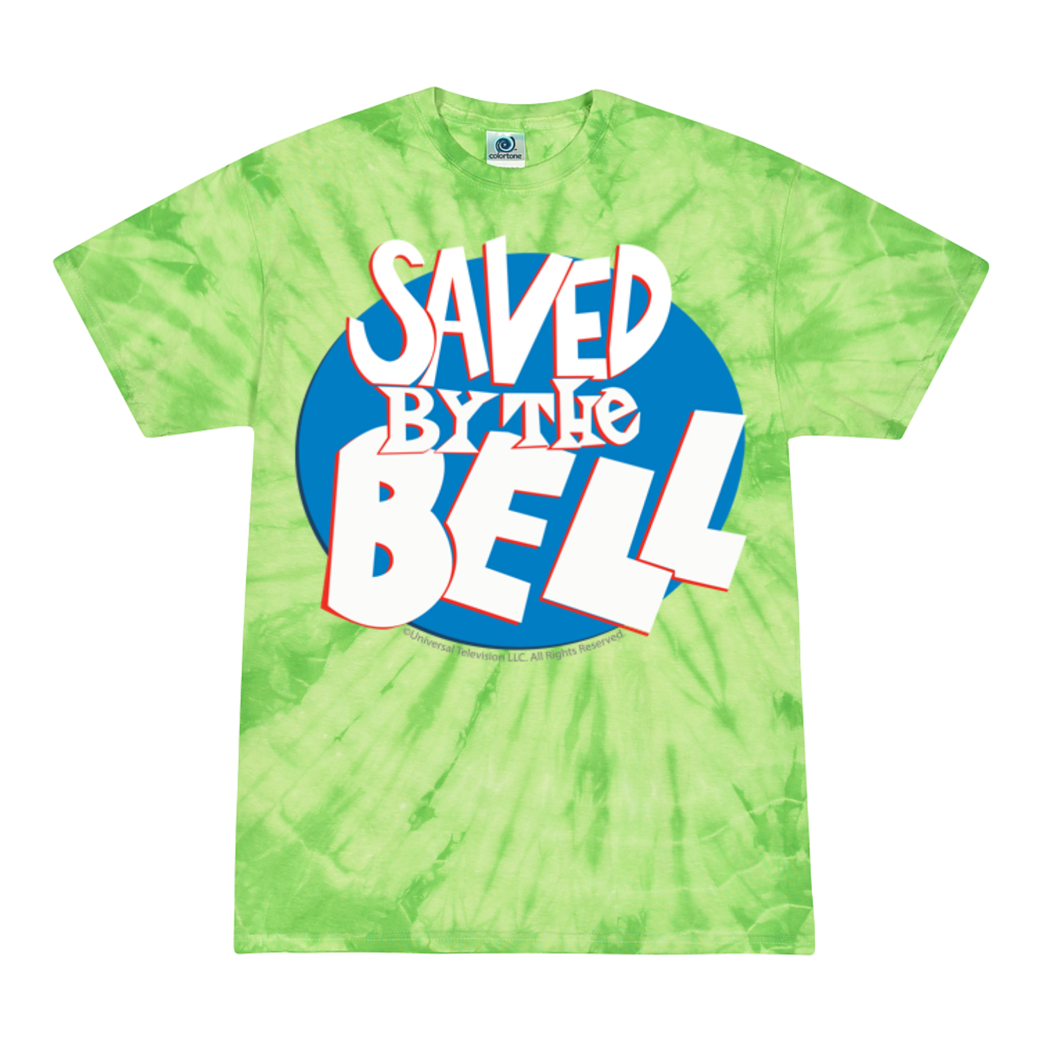 Saved by the Bell Logo Tie-Dye Short Sleeve T-Shirt
