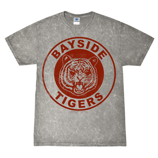 Saved by the Bell Bayside Tigers Mineral Wash Short Sleeve T-Shirt
