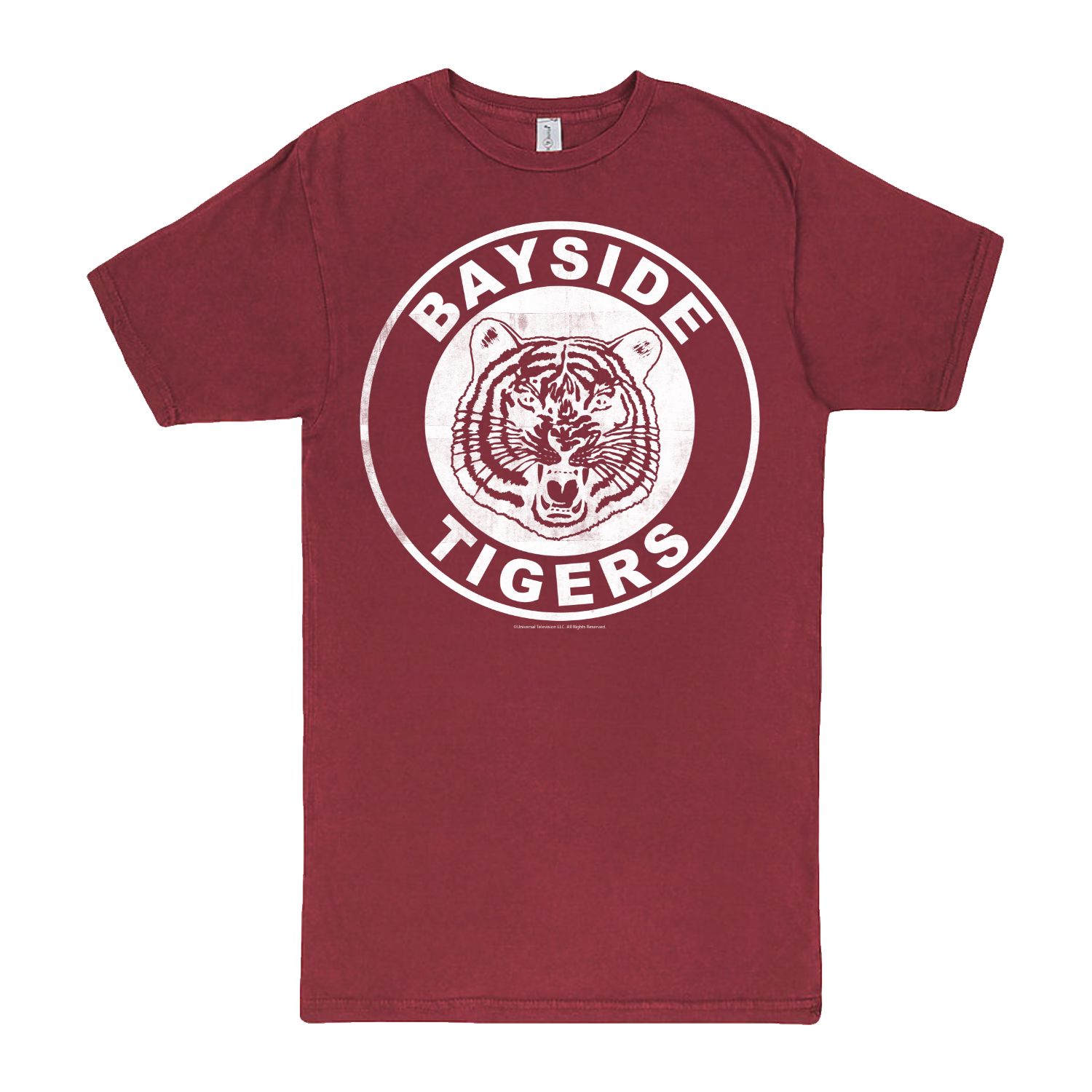 Saved by the Bell Bayside Tigers Distressed Short Sleeve T-Shirt