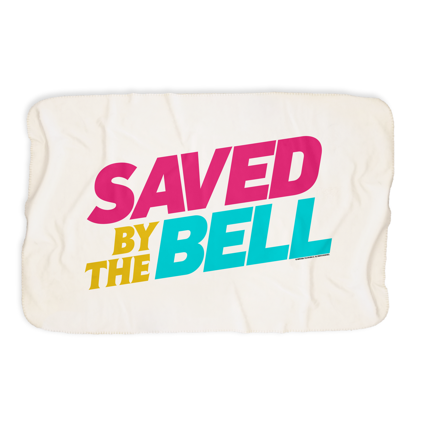 Saved By the Bell Logo Sherpa Blanket