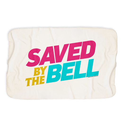 Saved By the Bell Logo Sherpa Blanket