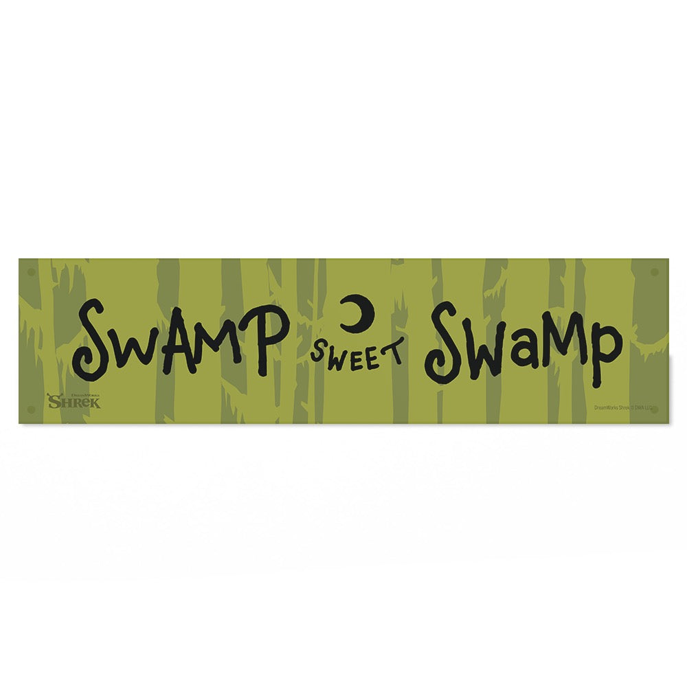 Shrek Swamp Sweet Swamp Metal Sign