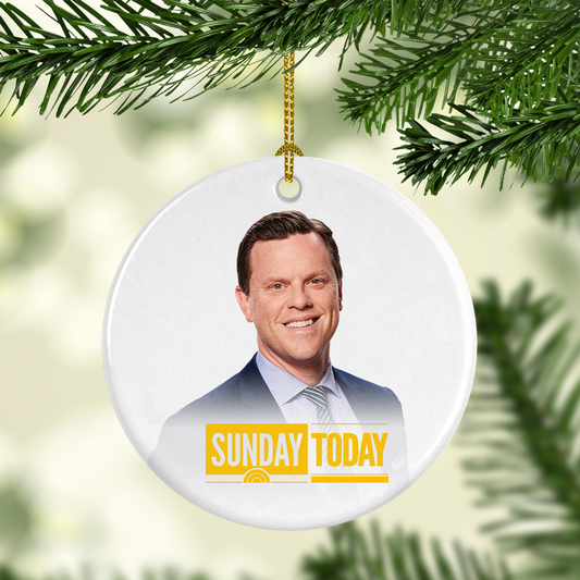 Sunday TODAY with Willie Geist Double-Sided Ornament