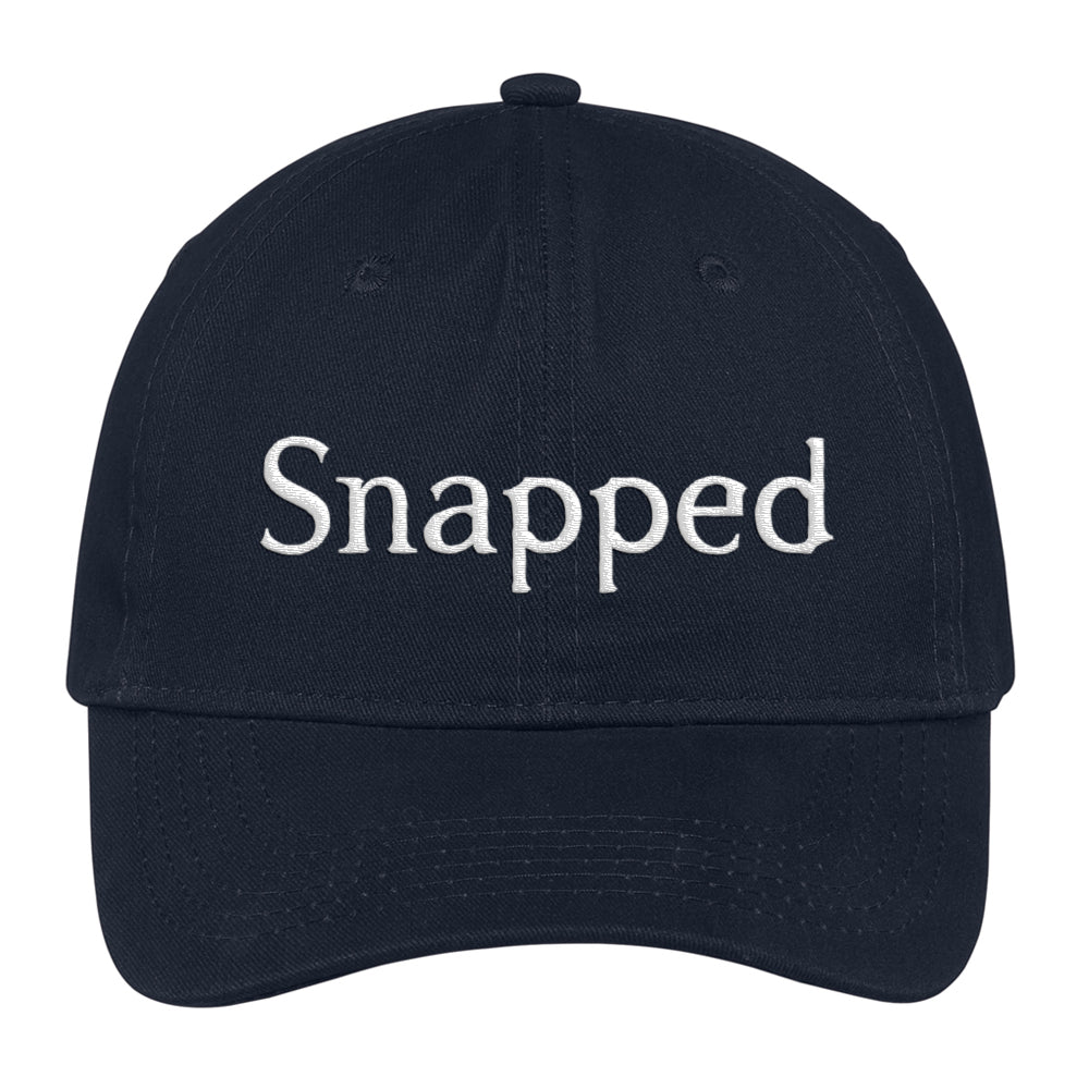 Snapped Logo Embroidered Hat