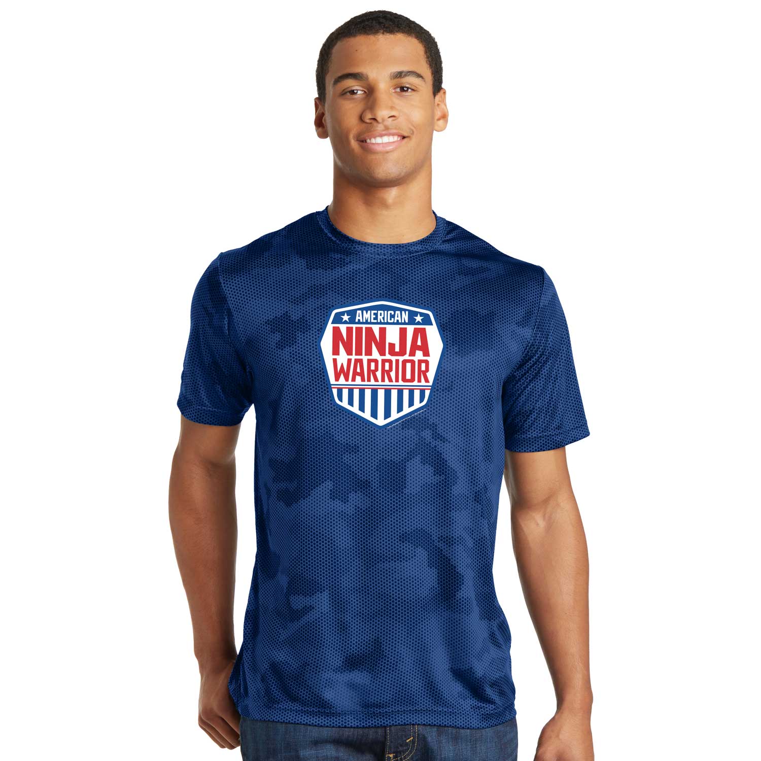 American Ninja Warrior Men's Camo Performance T-Shirt