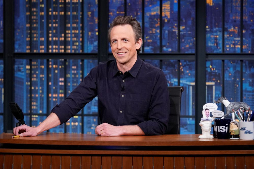 Late Night with Seth Meyers Official On-Air Logo Mug